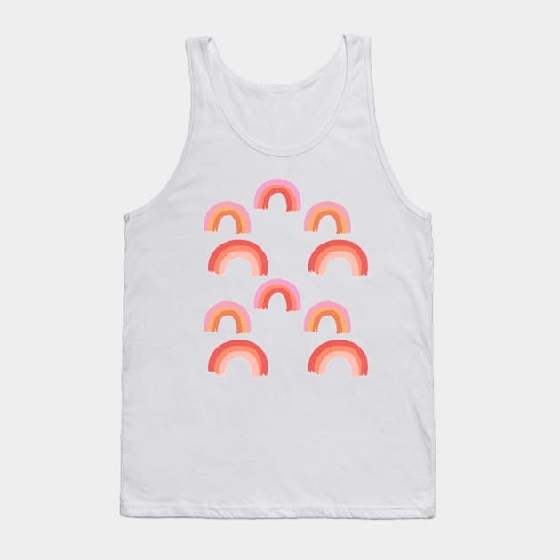 Pink rainbows Tank Top by Home Cyn Home 